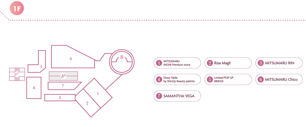 1Fフロアマップ