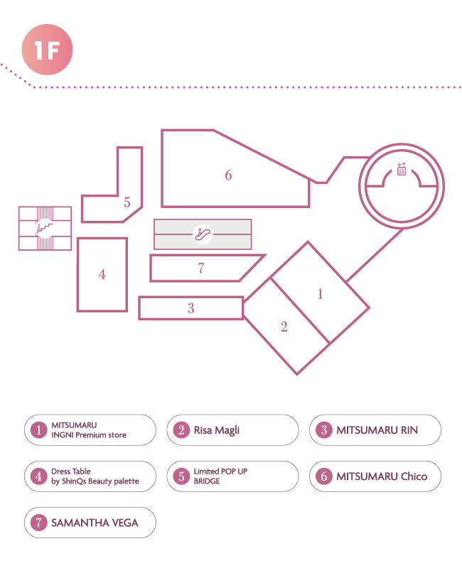 1Fフロアマップ