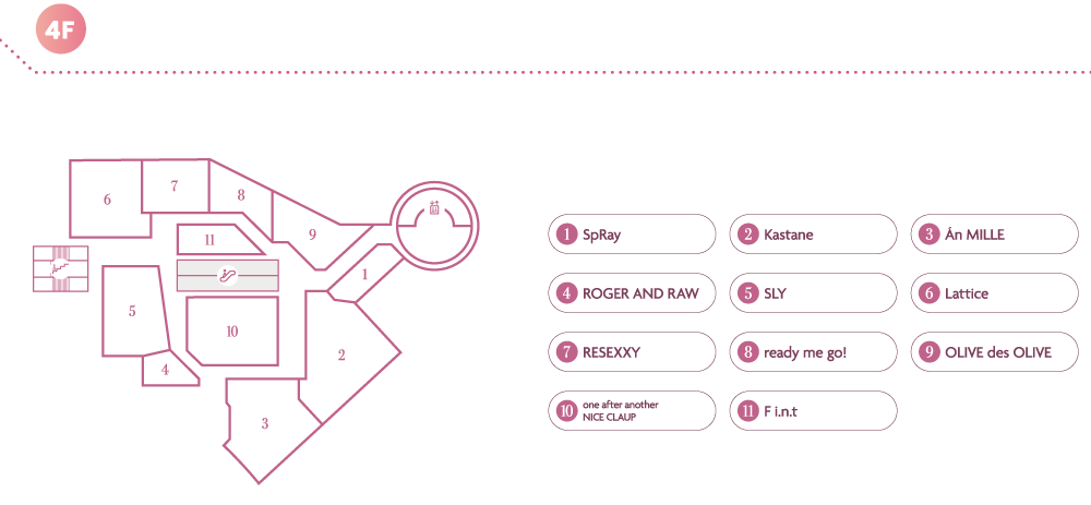 4Fフロアマップ