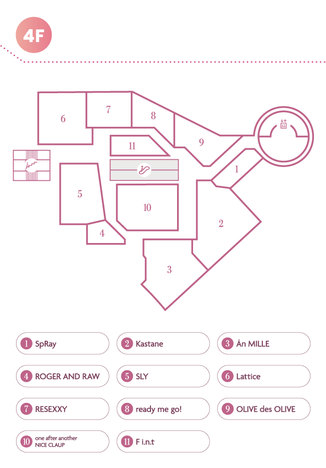 4Fフロアマップ