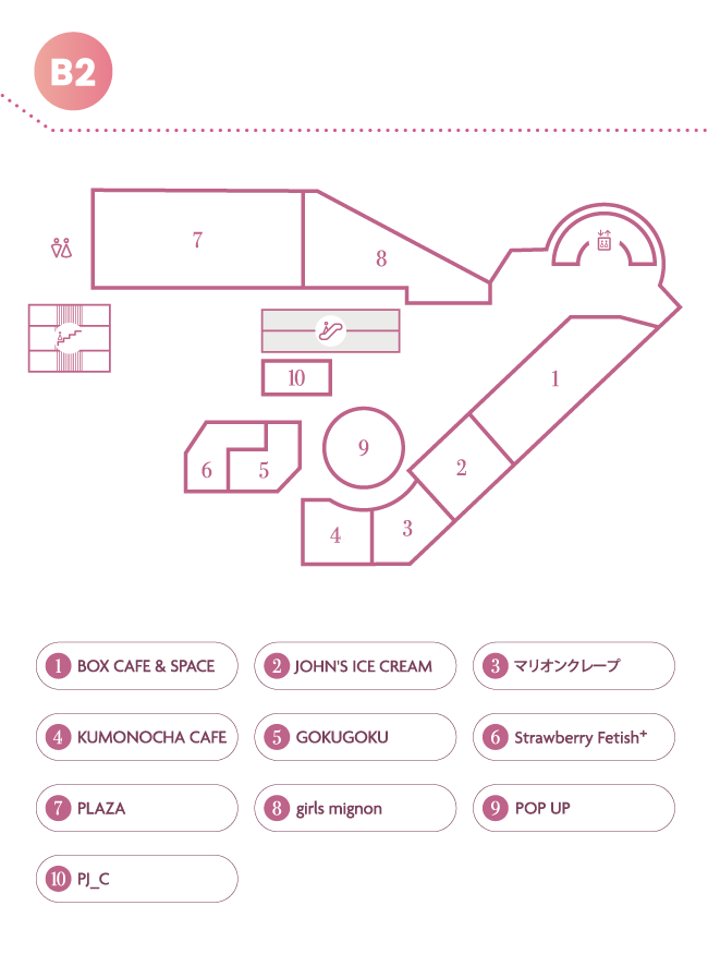 B2Fフロアマップ